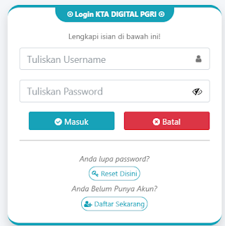 Register PGRI Mapenduma - Persatuan Guru Republik Indonesia Cabang Mapenduma